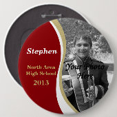 Marching Band Foto Red Gold 2013 Ronde Button 6,0 Cm (Voorkant /achterkant)