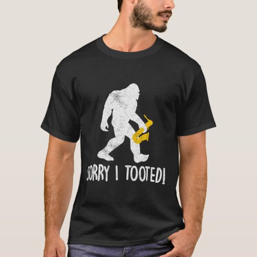 Marching Band Funny Saxophone T-shirt (Voorkant)