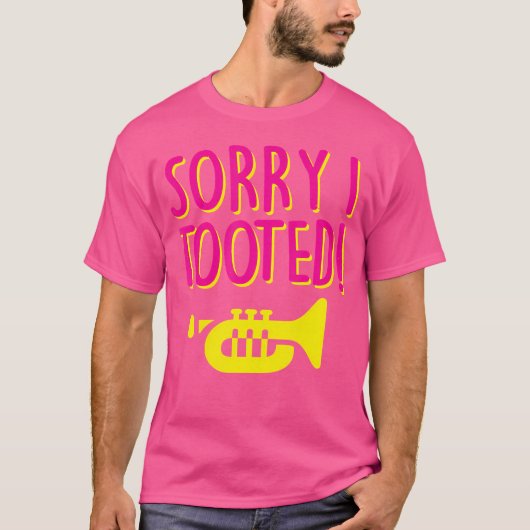 Marching Band Funny Trumpet T-shirt (Voorkant)