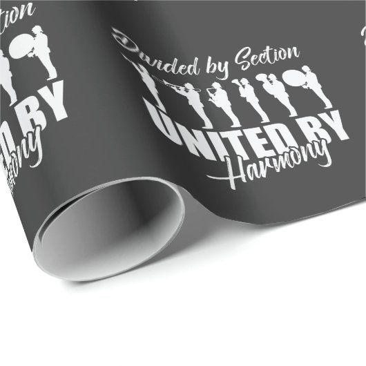 Marching Band, gedeeld door Section United by Harm Cadeaupapier (Rol Hoek)