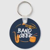 Marching Band Geek Funny Musician Sleutelhanger (Voorkant)