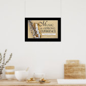 Marching Band Gezegde & Quottes - Saxophone Poster (Keuken)