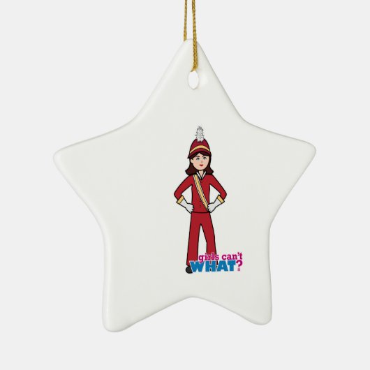 Marching Band Girl Keramisch Ornament (Rechts)