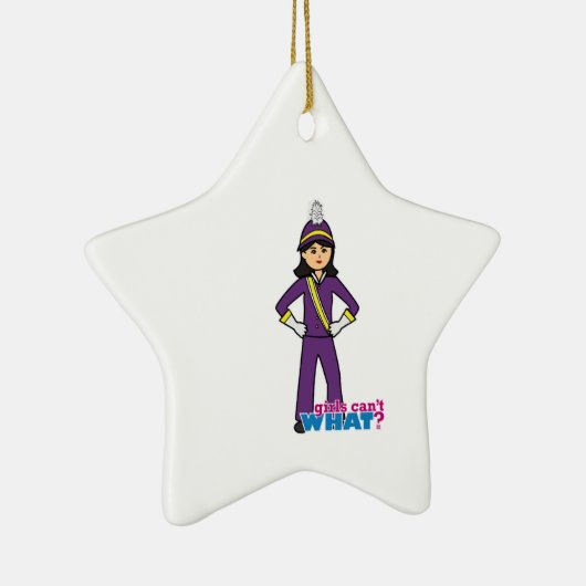 Marching Band Girl - Medium Keramisch Ornament (Rechts)