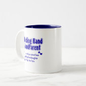 Marching Band Grandparent Tweekleurige Koffiemok (Voorkant links)