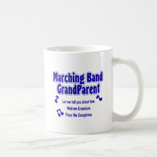 Marching Band Grootouder/ Saxofoon Koffiemok