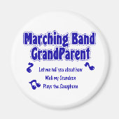 Marching Band Grootouder/ Saxofoon Magneet (Voorkant)