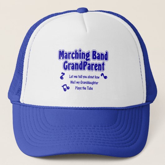 Marching Band Grootouder/ Tuba Trucker Pet (Voorkant)