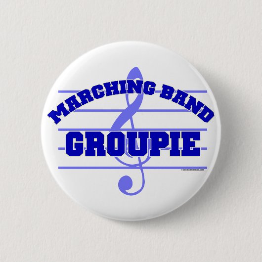 Marching Band Groupie Ronde Button 5,7 Cm (Voorkant)