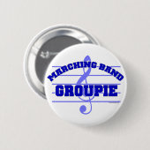 Marching Band Groupie Ronde Button 5,7 Cm (Voorkant /achterkant)