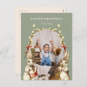 Marching Band Happy Easter Photo Briefkaart (Voorkant / Achterkant)