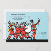 Marching Band Invitation Kaart (Voorkant)