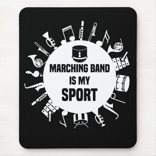 Marching Band is mijn sport Muismat (Voorkant)