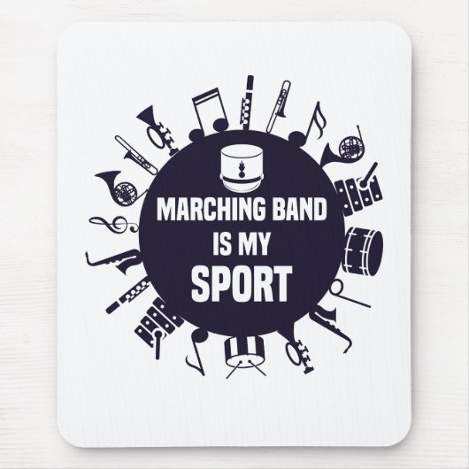 Marching Band is mijn sport Muismat (Voorkant)