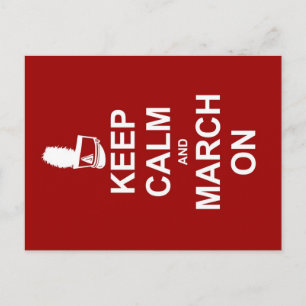 Marching Band Keep Calm   Aangepast Briefkaart