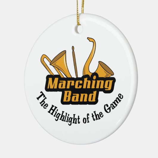 Marching Band Keramisch Ornament (Links)