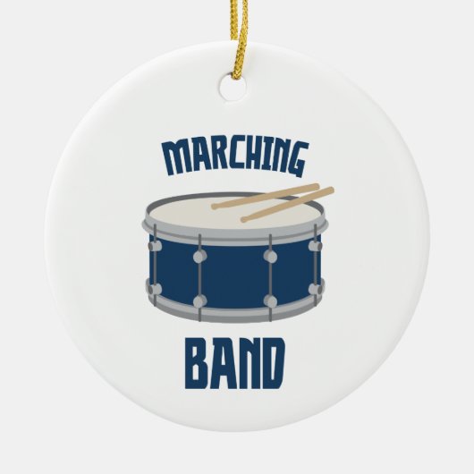 Marching Band Keramisch Ornament (Voorkant)