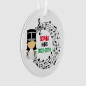Marching Band Kerst Ornament (voorkant)