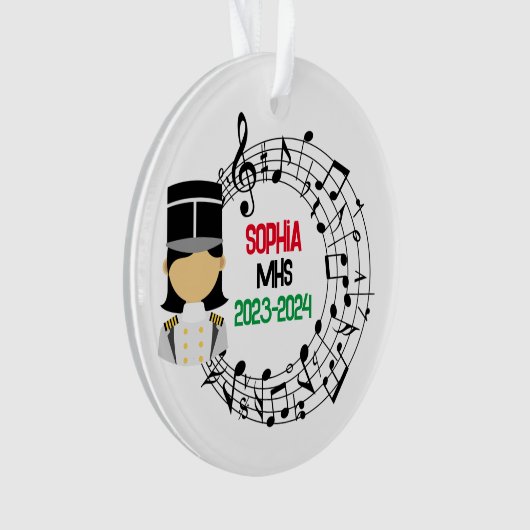 Marching Band Kerst Ornament (voorkant)