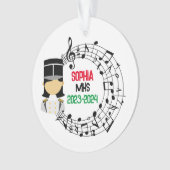 Marching Band Kerst Ornament (voorkant)