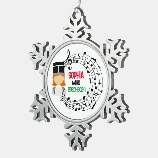 Marching Band Kerst Ornament (Rechts)