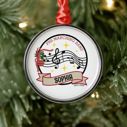 Marching Band Kerst Ornament (Boom)