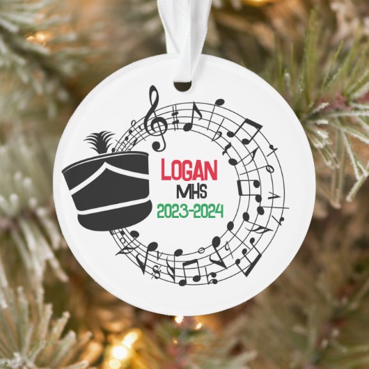 Marching Band Kerst Ornament (Boom)