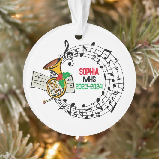 Marching Band Kerst Ornament (Boom)