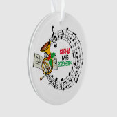 Marching Band Kerst Ornament (voorkant)