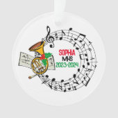 Marching Band Kerst Ornament (voorkant)
