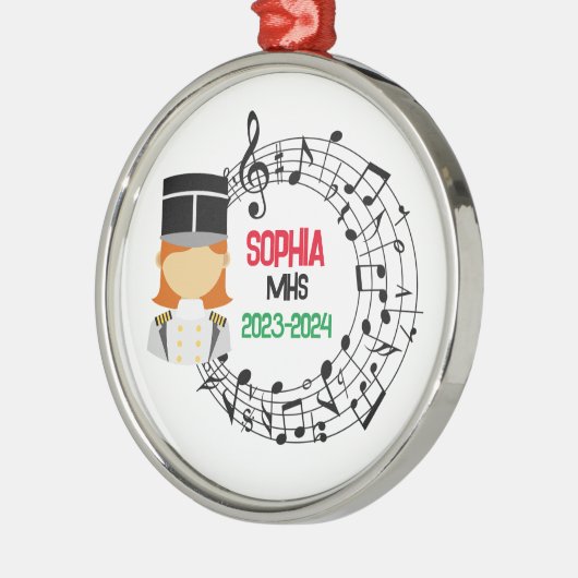 Marching Band Kerst Ornament (Links)