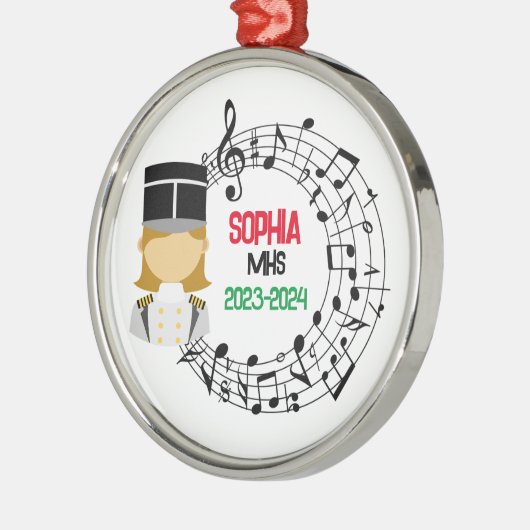 Marching Band Kerst Ornament (Links)