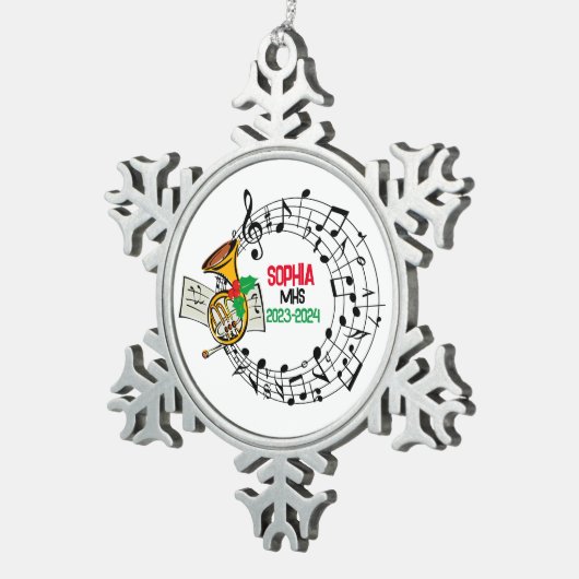 Marching Band Kerst Ornament (Rechts)