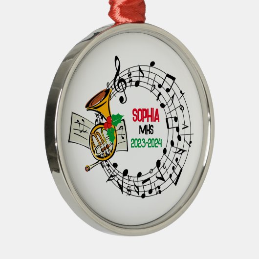 Marching Band Kerst Ornament (Rechts)