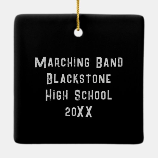 Marching Band Lid Kerst Ornament (Achterkant)