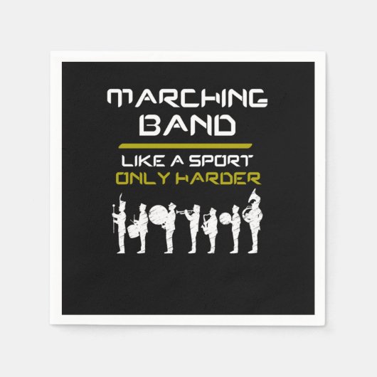 Marching Band like a Sport only Harder Musicians Servet (Voorkant)