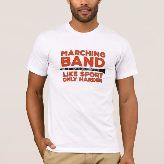 Marching Band like Sport only Harder T-shirt (Voorkant)