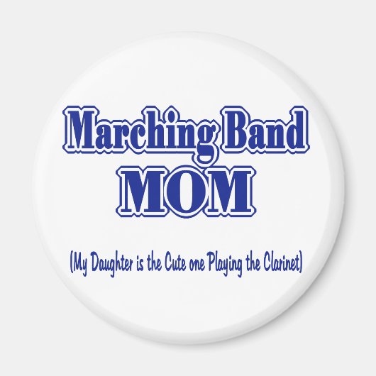 Marching Band Ma/Clarinet Magneet (Voorkant)