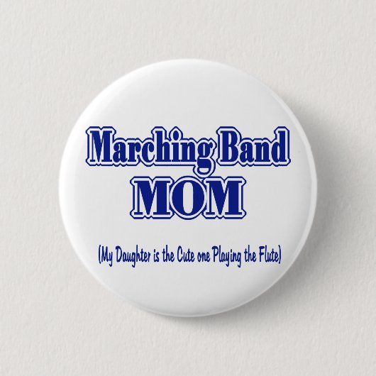 Marching Band Ma/Flute Ronde Button 5,7 Cm (Voorkant)