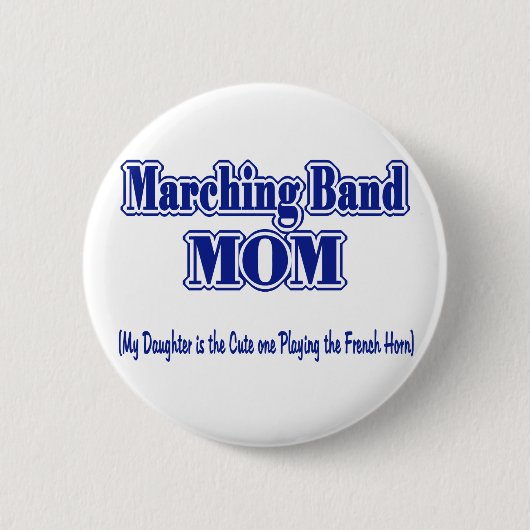 Marching Band Ma/French Horn Ronde Button 5,7 Cm (Voorkant)