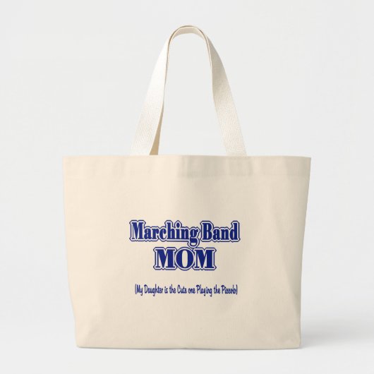Marching Band Ma/Piccolo Grote Tote Bag (Voorkant)