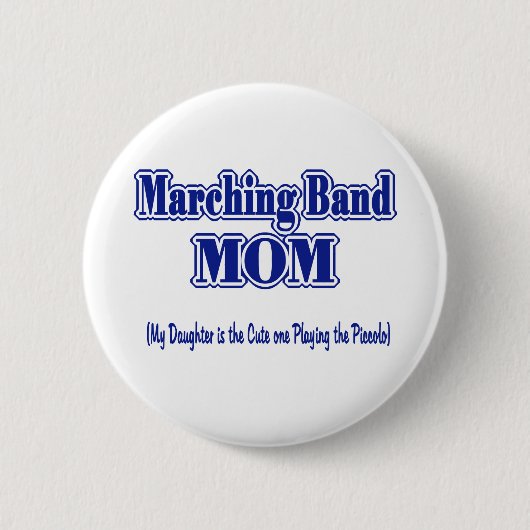 Marching Band Ma/Piccolo Ronde Button 5,7 Cm (Voorkant)