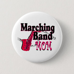 Marching Band Ma/Saxophone Ronde Button 5,7 Cm