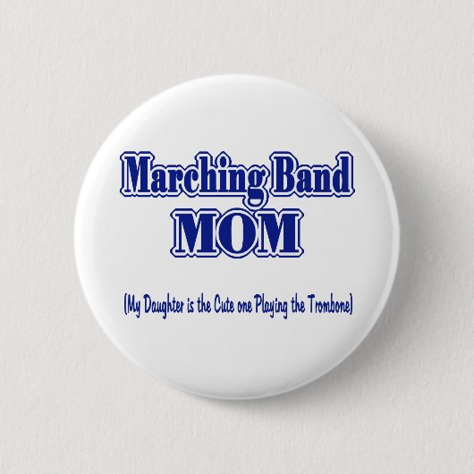 Marching Band Ma/Trombone Ronde Button 5,7 Cm (Voorkant)