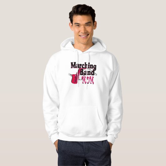 Marching Band Mam/Saxophone Hoodie (Voorkant volledig)