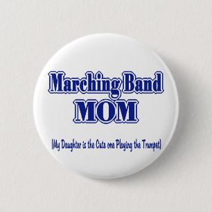 Marching Band Mam/Trumpet Ronde Button 5,7 Cm