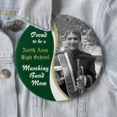 Marching Band Mama met Foto Ronde Button 6,0 Cm (In situ)