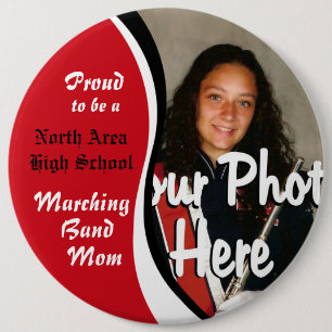 Marching Band mama Ronde Button 6,0 Cm