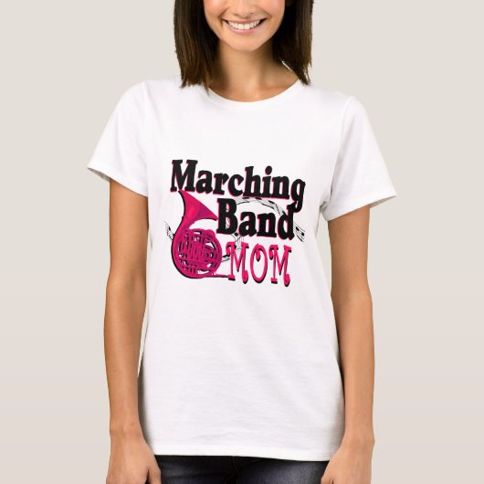 Marching Band mama T-shirt (Voorkant)