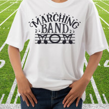 Marching Band Moeder Notities Tshirt